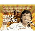 thumbnail image 1 of 777 Tri-Seven Entertainment Cesar Chavez Poster Quote Labor Activist Education Art Print (24x18), Multicolor (CCPQLAEAP2418), 1 of 1