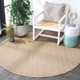 thumbnail image 3 of SAFAVIEH Sisal All-Weather Owen Solid Indoor/Outdoor Area Rug, Natural, 6'7" x 6'7" Round, 3 of 8