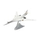 thumbnail image 2 of Modelo de caza TU160 a escala 1:200, avión simulado, colección de aleación fundida a presión, juguete para hogar, bar, cafetería, mueble de TV., 2 of 10