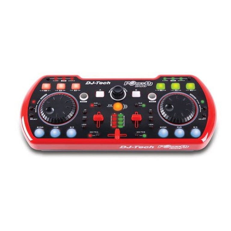 Portable & Compact USB DJ Controller w/Integrated Soundcard