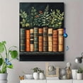 thumbnail image 4 of Qisvanset 12x16 Inch 2D Flat Framed Canvas Art, Peeking Baby Bear Watercolor Woodland Kid Nursery Home Wall Art, 4 of 5