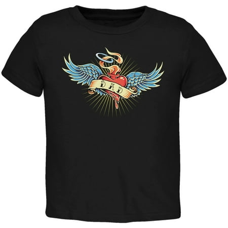 

Father s Day - Vintage Dad Tattoo Black Toddler T-Shirt