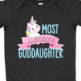 thumbnail image 4 of Inktastic Most Magical Goddaughter- Cute Unicorn Girls Baby Bodysuit, 4 of 5