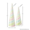 thumbnail image 4 of Regency International 16-20" Candy Stripe Cone Set of 2, Pastel Multi, 4 of 5