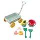thumbnail image 4 of Carro de juego de simulación para niños, juguetes al aire libre, vehículos de educación temprana, carro pequeño, rueda de arena, cubo de agua, herramientas para patio trasero al aire azul, 4 of 10