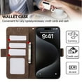 thumbnail image 2 of Decase Flip Case with Card Holder for Samsung Galaxy S24,Wallet PU Leather Magnetic Protective Cellphone Case for Samsung Galaxy S24 Folio Book Cover with Stand,Brown, 2 of 7