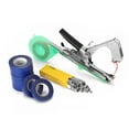 thumbnail image 1 of Tignapoo Plant Tying Tool - Efficient Garden Branch Binding Machine with Tape, Includes 1 Red Tape Roll, 10 Blue Tape Rolls, Staples, Screws, Spring, and Blade for Easy Plant Support, 1 of 6