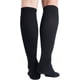 thumbnail image 3 of Calcetines de compresión de bambú que absorben la humedad, de 8 a 15 mmHg, para hombres y mujeres, hasta la rodilla, 6 pares, 10 a 13, color negro, 3 of 7