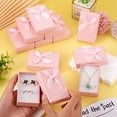 thumbnail image 6 of 12pc Cardboard Jewelry Boxes for Jewelry Gift Packaging Rectangle with Bowknot Pink 8.3x5.3x2.4cm, 6 of 8
