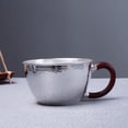 thumbnail image 3 of Handmade S999 Sterling Silver Tea Cup, Cup with Hammer Pattern, Mug, Health Tea Set, 3 of 7