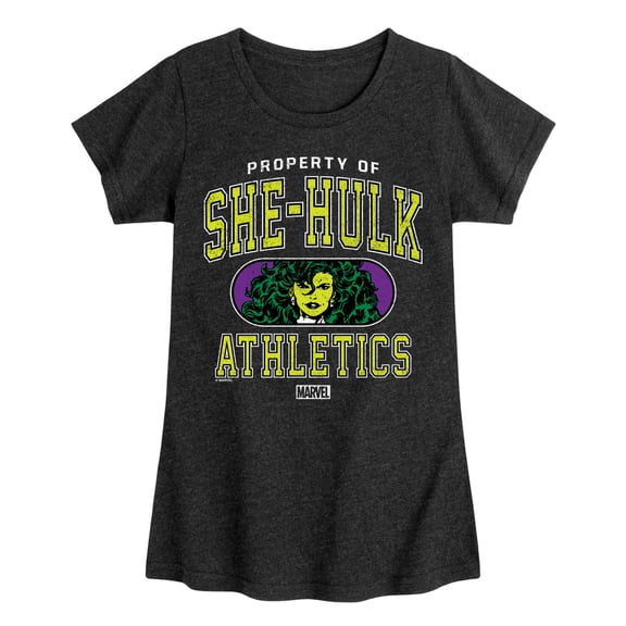 Marvel She Hulk - Athletics - Youth And Toddler Girls Fitted Short Sleeve Graphic T-Shirt