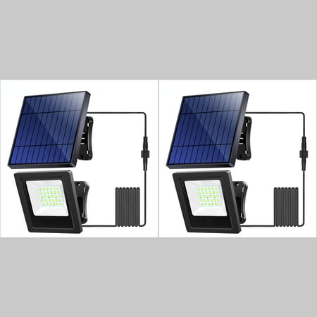 

LCACAJZ Super bright and ultra waterproof solar security lights for outdoor garden yard patio and porch. Perfect solar street lamp for enhancing security and brightening landscapes wit