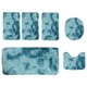 thumbnail image 2 of Mixed Color Bath Mats 6 Set Whole Room Bath Rugs 6 Pcs Toilet Mats Soft Water Absorption Non Slip Thick Washable Easy To Dry Dark, 2 of 7