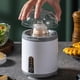 thumbnail image 4 of Mélangeur à œufs électrique, mélangeur efficace, rotation uniforme, multifonctionnel, portable, pour la cuisine, blanc, 4 of 4