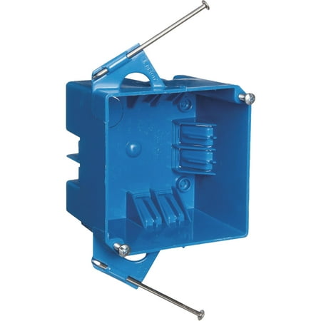 Carlon 4 in. H Square 2 Gang Junction Box Blue PVC