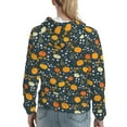 thumbnail image 7 of Salouo Pumpkin Pattern Hoodie Sweatshirts for Women, Autumn Pullover Hoodie Workout Sweat Women's Long Sleeve Preppy Sweatshirts-Large, 7 of 7