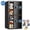 6.5 Cubic Fingerprint Touchscreen, variant on Pacriond 4.5 Cub Digital Safe Box with Key Hook & Adjustable Shelves, High Security Cabinet with Dual Alarm System & Mute Mode for Home Office Storage