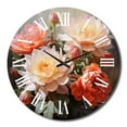 thumbnail image 4 of Designart "Coral Cactus love expression" Floral Oversized Wall Clock, 4 of 5