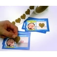 thumbnail image 2 of 1-1/4 Heart Shape Gold - 500 Scratch Off Labels Stickers, Designed to Create Your own Scratch-Off Cards, Raffles, Promotions, Wedding, Fun, Games etc., 2 of 7