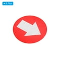 thumbnail image 3 of Panneau d'Entrée avec Flèche 3.5 Pouces Rond Symbole d'Entrée Rouge avec Flèche Blanche, Lot de 6, 3 of 5