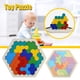 thumbnail image 1 of onlyliua para Interior/Exterior Rompecabezas Hexagonal de Madera para Niños y Adultos, Bloques con Formas y Patrones, Rompecabezas Tangram, 1 of 3