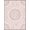 Lavender Cream, Pattern 15, variant on Design&I 8'x10' Washable Area Rug Extra Large Skid-Resistant Low Profile Purple Boho Vintage Trellis Distressed Motifs Abstract Scroll for Living Room, Family