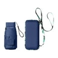 thumbnail image 4 of de viaje, mini para , ligero pequeño para el sol, traje compacto para bolsillo con estuche (no automático) , Azul oscuro Fernando Paraguas de viaje, 4 of 8