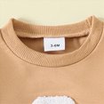 thumbnail image 5 of NOLDARES Infant Baby Boy Outfits Long Sleeve Crew Neck Sweatshirt Tops Casual Pocket Joggers Pants 2pcs Toddler Clothes Clothing Set(Yellow,2-3 Y), 5 of 8
