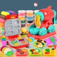 thumbnail image 2 of DEBGFS 22Pcs Playdoh Tools Food-Safe Quality Modeling Clay Simple-to-Use Fun Playdough Accessories Imaginative Developmental Playdough Sets for Kids with 8Pcs Clay,23pcs&clay, 2 of 5