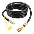 thumbnail image 1 of WADEO 12 FT Propane Quick Connect Hose for RV to Gas Grill, 1/4" Quick Connect Hose Converter Replacement for 1 LB Throwaway Bottl, 1 of 9