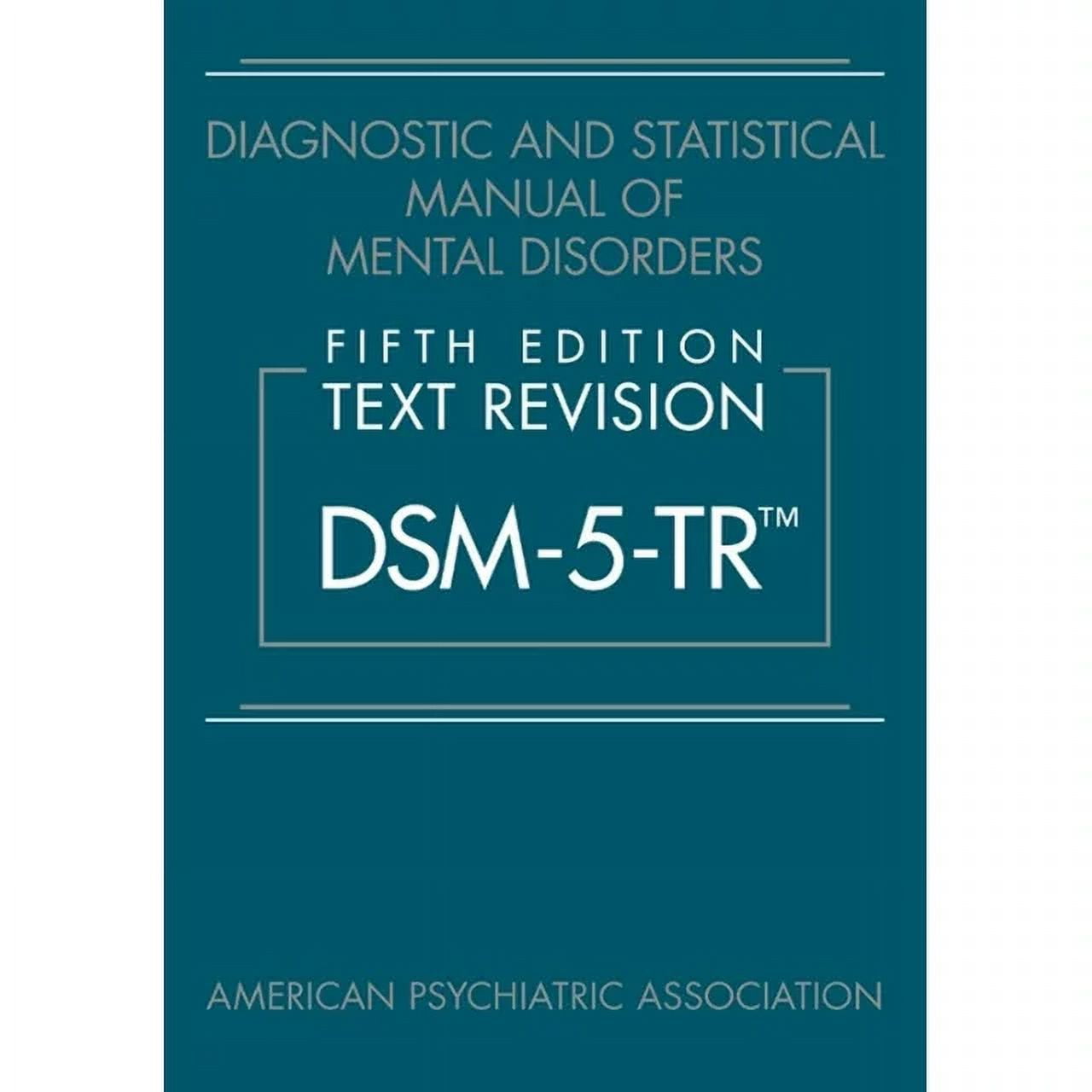 Diagnostic and Statistical Manual of Mental Disorders, Fifth