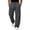 Dark Gray -BE38, variant on Cargo Sweatpants for Men Plus Size Wide Leg Athletic Pants Hiking Oversized Leg Baggy Loose Fit Pull on Lightweight Soft Joggers Pants Light Gray L