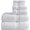 Bright White, variant on Bath Towels Set of 6 | Classic Hotel Bath Towels | 100% Combed Cotton | Absorbent Quick-Dry Towels for Bathroom Standard 100 Cotton