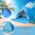 thumbnail image 4 of ZFITEI UV Protection 65.00" x 59.00" Beach Tent, Blue, 4 of 8