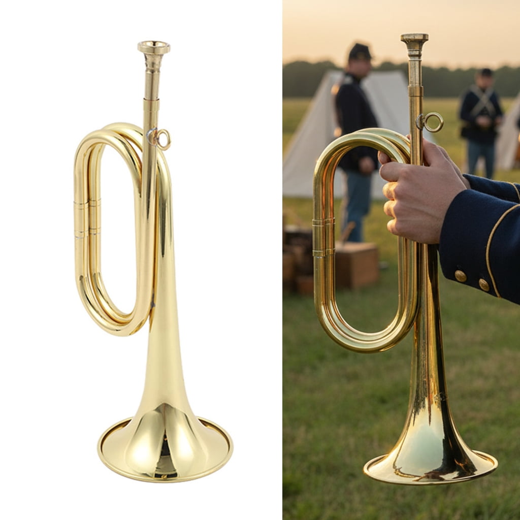 CEORPER Compacts C Key Brass Trumpet Featuring Superior Acoustics and Comfortable Handling for Enhances Musical Experience