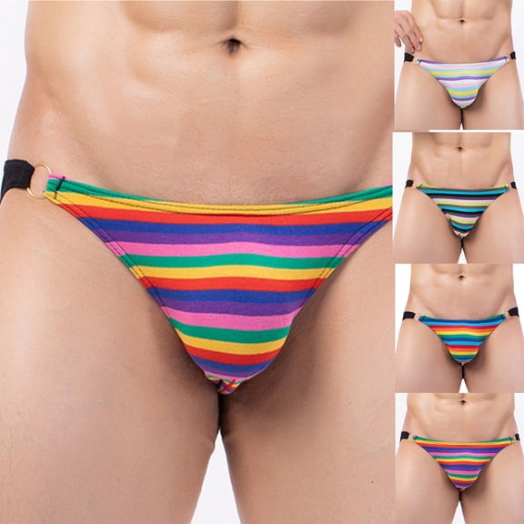 SGFCWSX Men's Low-Rise Ring Trim Hipster Briefs** Black S