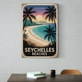 thumbnail image 6 of Motivational Seychelles Beaches Poster Retro Inspirational Vintage Travel Wall Art for Yoga Studio Counseling Office Relaxation Room Canvas Poster, 6 of 8