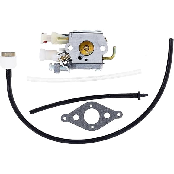 Carburetor Assembly Replacement with Fuel Line, Stable Idle & Smooth Throttle