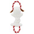 thumbnail image 4 of Multipet Plush Lamb Chop Tug and Crinkle Dog Toy with Rope, 4 of 5