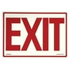 JESSUP GLO BRITE EG-7520-F-101-RN Exit Sign,Photoluminescent On Red