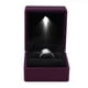 thumbnail image 4 of Caja de anillos Ecomeon con luz LED morado para anillos de regalo, 4 of 5