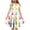 Multicolor, variant on Easter Dress Girls Spring Bunny Floral Tiered Ruffle Sleeve A-Line Knee-Length Dress for Kids 6-15 Years,Size 6-7 T