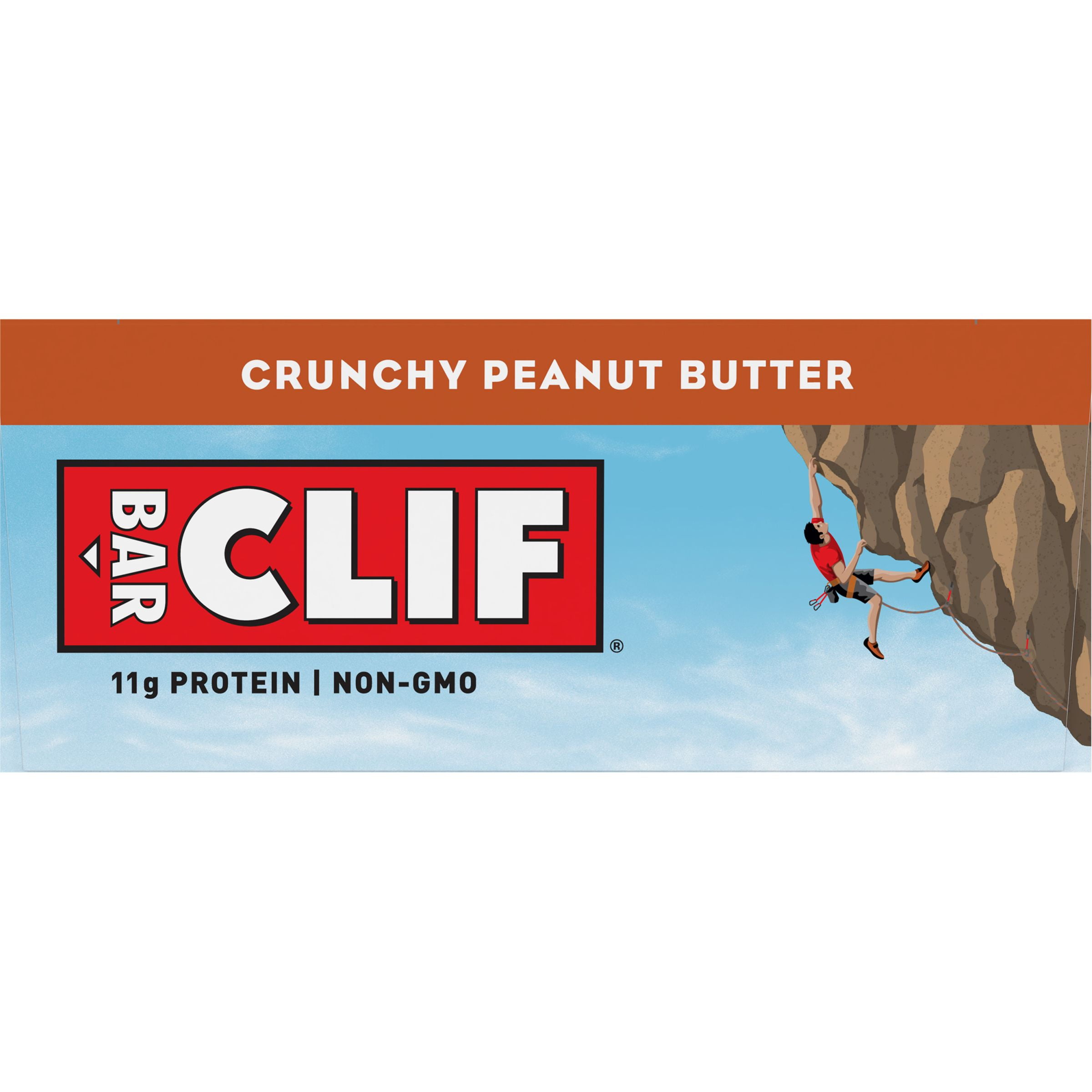 CLIF BAR Energy Bars Crunchy Peanut Butter (2.4 Ounce Protein Bars, 12  Count) 722252301208