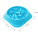 thumbnail image 2 of Cuenco de alimentación lenta para perros, alimentación lenta e interactivo para mascotas, cuenco de agua potable cuadrado antideslizante duradero para mascotas, color azul, 2 of 5
