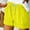 Yellow, variant on Women’s and Women's Plus Solid Casual Loose Pockets Drawstring Short Pants Girls' Fashion Shorts