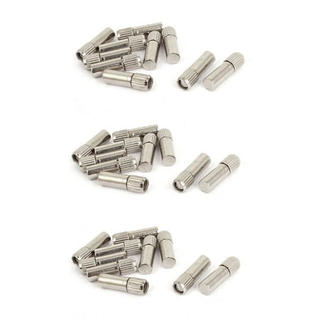 

Furniture Cabinet Straight Shelf Supports Pegs Pins 6mm x 20mm 30 Pcs