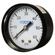 Swimline 60PSI HydroTools Rear Mount Pressure Gauge Swimming Pool Filter Pump Accessory 2.25" -