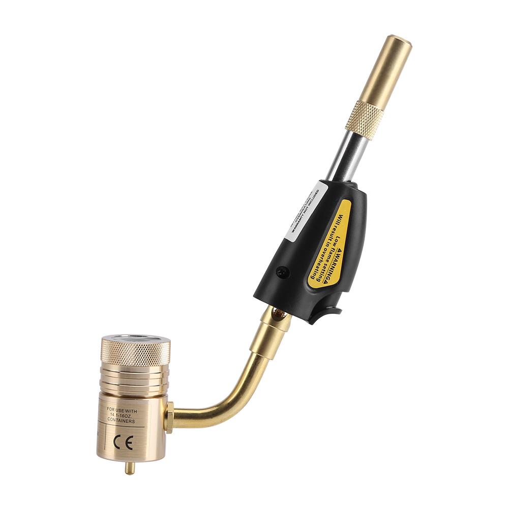 WALFRONT Gas Self Ignition Turbo Torch Brazing Soldering Propane