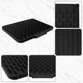 thumbnail image 4 of Unique Bargains Silicone Easy Clean Slope Design Dish Drying Mat Black 15.7*12.6*0.8 inch, 4 of 6