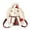 C, variant on Adorable Cute Cartoon Stuffed Plush Backpack With Red Pink Checkered Puppy Head And Body Design - Soft Plush Toy Doll Shoulder Bag For Carrying Essentials And Fun Play - For